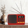 Portable Radio, Audio Book Player for the Elderly, Rechargeable Digital Display, Multi-Functional Music Recorder