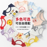 Хлопковая футболка с коротким рукавом, детская летняя тонкая летняя одежда для девочек, короткий рукав, детская одежда, 1 лет