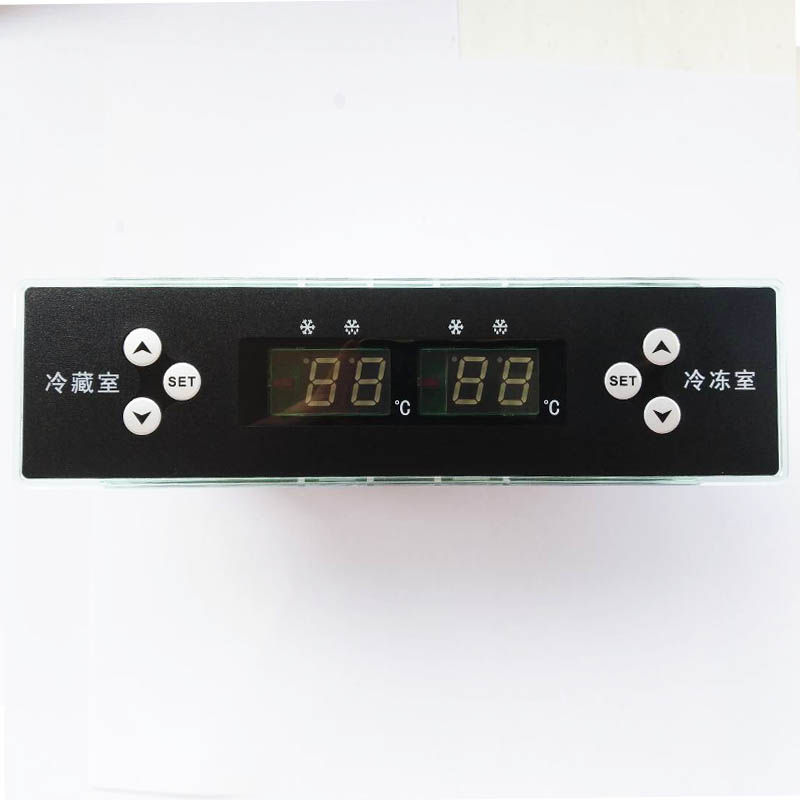 Jingchuang thermostat ECS-RF10 Sanyo supermarket freezer freezer double temperature double cut intelligent digital display temperature controller