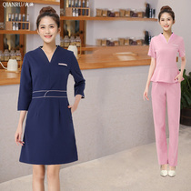 Shallow Ruxia beauty salon overalls female temperament high-end suit trousers beauty health club technician clothing winter