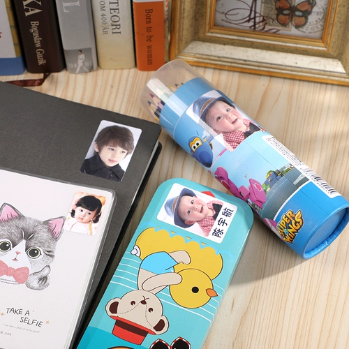 Детская водонепроницаемая именная наклейка для детского сада, фотография, 1 дюймов, 2 дюймов, делается под заказ