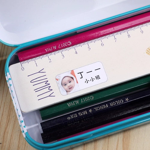 Детская фотография, водонепроницаемая наклейка, детские наклейки, не требует вырезания, делается под заказ