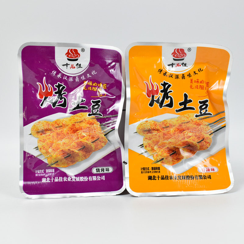 Овощи сухой 十品佳烤土豆500g香辣味烧烤味散装熟素食卤味蔬菜干休闲小吃零食 OTHER