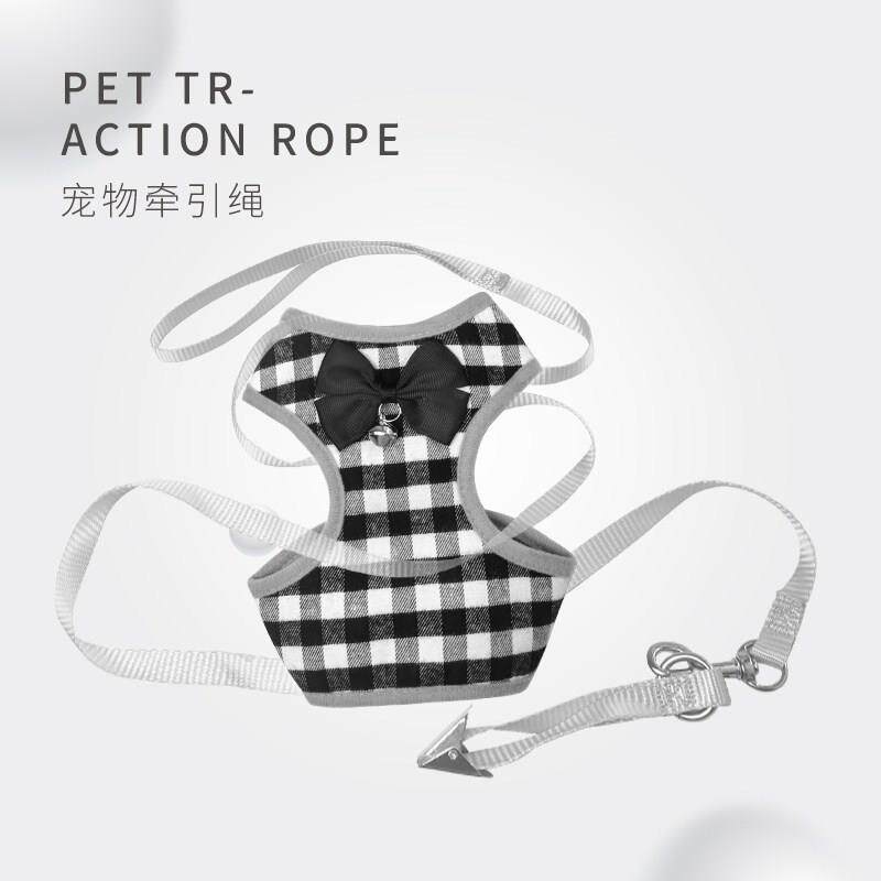 Young Dog Traction Rope Vest Style Teddy Small Dog Puppies Dog Biumami Breast Cuddling Bag Walking Dog Rope Dog Necklace
