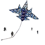 Самолет, воздушный змей, мультяшный истребитель для взрослых