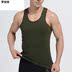 mens bông vest mens mens bông thể thao vest áo giáp bốn mùa nhấn mồ hôi linh sam mùa hè mặc vest. 