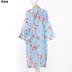 Mùa hè và mùa thu gạc và ngủ váy áo choàng tắm womens mỏng bông đồ ngủ kiểu Nhật robe áo choàng tắm mồ hôi hấp. 