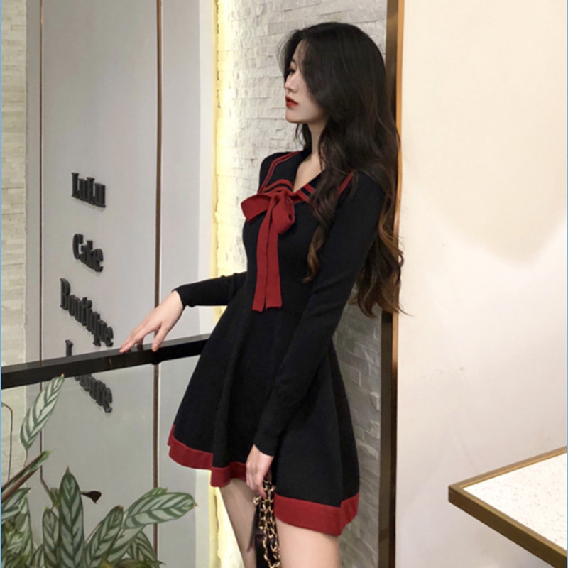 Small sub-internal lap knit for women's autumn and winter 2022 butterfly knots cashmere sweatshirt V collar temperament net red to underdress