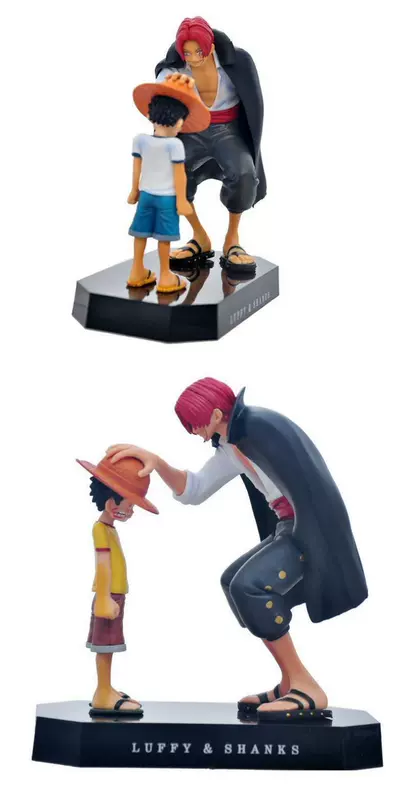 Hình One Piece. Làm bằng tay mô hình Shanks tóc đỏ đồ trang trí quà tặng sinh nhật hoạt hình thiết bị ngoại vi hai chiều - Capsule Đồ chơi / Búp bê / BJD / Đồ chơi binh sĩ