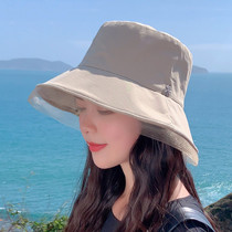 Hat 2021 explosion female fisherman female hat fisherman hat Fairy visor pink goddess fashion foreign style small incense