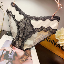 emwz panties female lace sexy low waist cotton crotch briefs breathable thin section sweet girl student bottoms