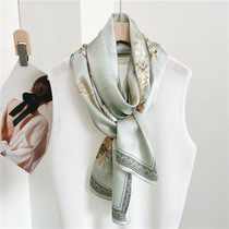 Hangzhou Silk Silk Silk Scarf Female Spring and Autumn Gift to elders Silk Scarf Shoulder to Moms Gift