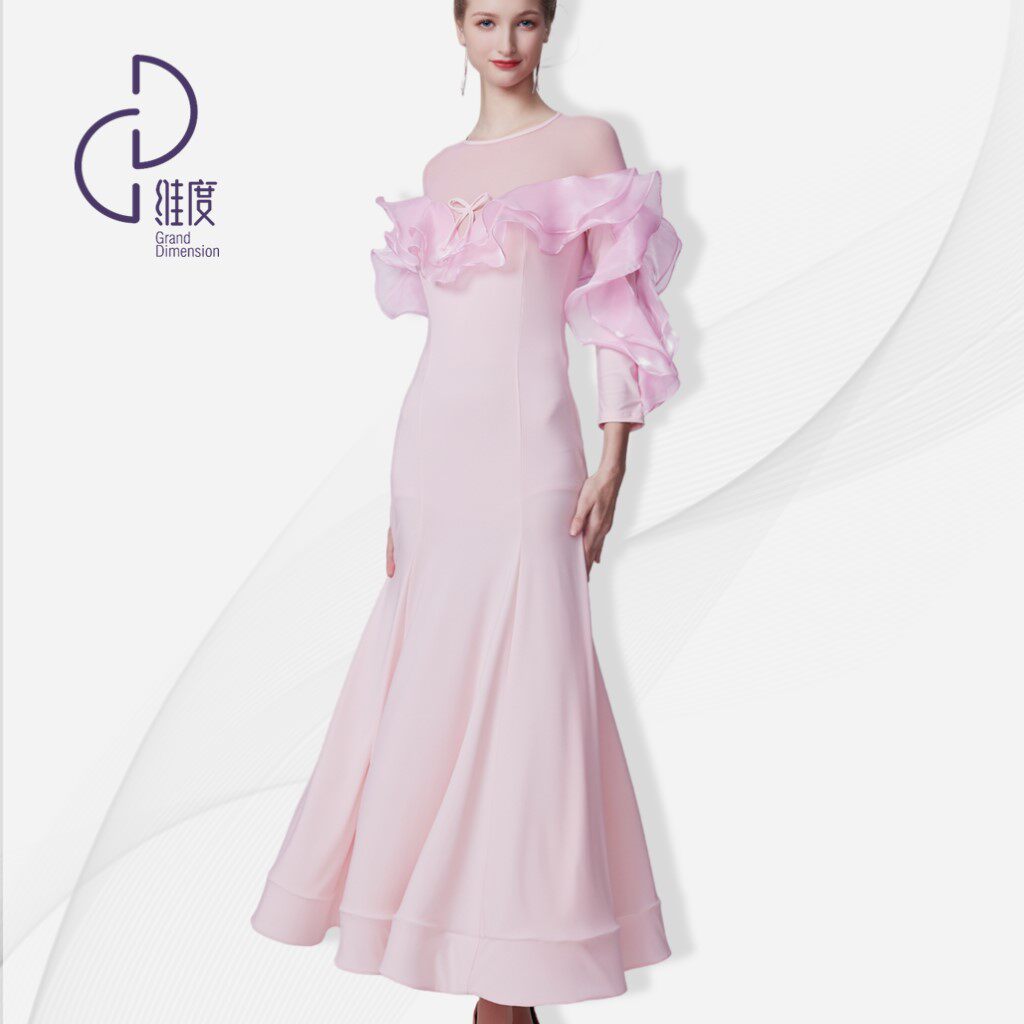 【维度舞服】L71女神专属舞会新款连衣裙,摩登蹈服练习服性感修身,让你成为舞池焦点!🔥-摩登舞下装-淘宝好物网