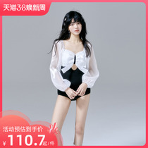 breezeholiday Swimsuit Woman Fairy 2022 New Long Sleeve Holiday Showcase Student Swimsuit