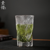 Sopi Bingxuan Cup handmade Japanese transparent raw ore Crystal Tea Cup for tea green tea special high-grade crystal cup