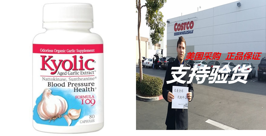 Kyolic Garlic Formula 109 Blood Pressure Health (80 Capsule