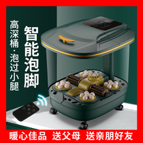 Fumigation Foot Basin Automatic Massage & Heating Bucket Household Wash Basin Electric Thermostat Foot Basin