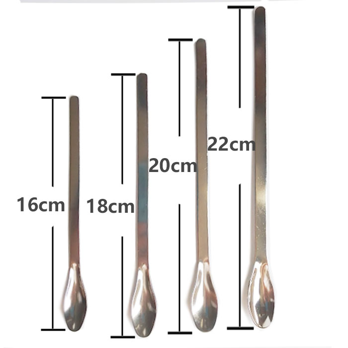 single head stainless steel yao shao double stainless steel yao shao scoop yao shao experimental sampling yao shao