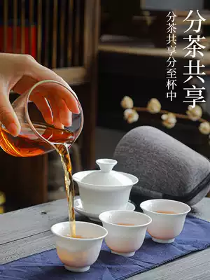 Laughing craftsmanship bowl a pot of four cups glass fast guest Cup three cups travel tea set set portable bag outdoor travel logo