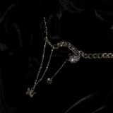 Модное дизайнерское ожерелье, простой и элегантный дизайн, популярно в интернете, тренд сезона