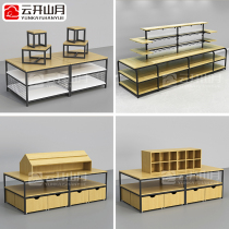 Customized Chenguang stationery store bookstore pen stand display cabinet flow table effective office cultural supplies island cabinet shelf