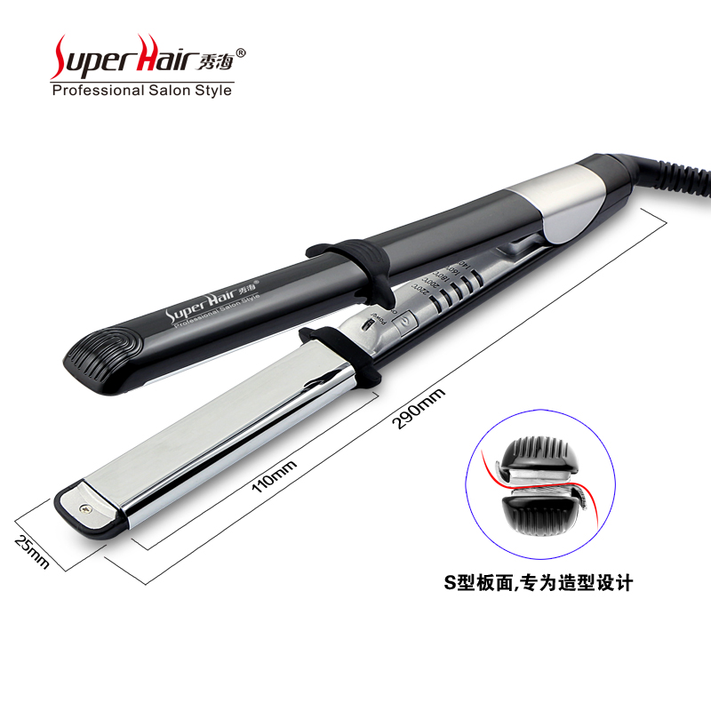 Xiuhai Li hair salon special splint straight hair curler dual-use short hair inner buckle artifact Electric hot plate straight plate clip