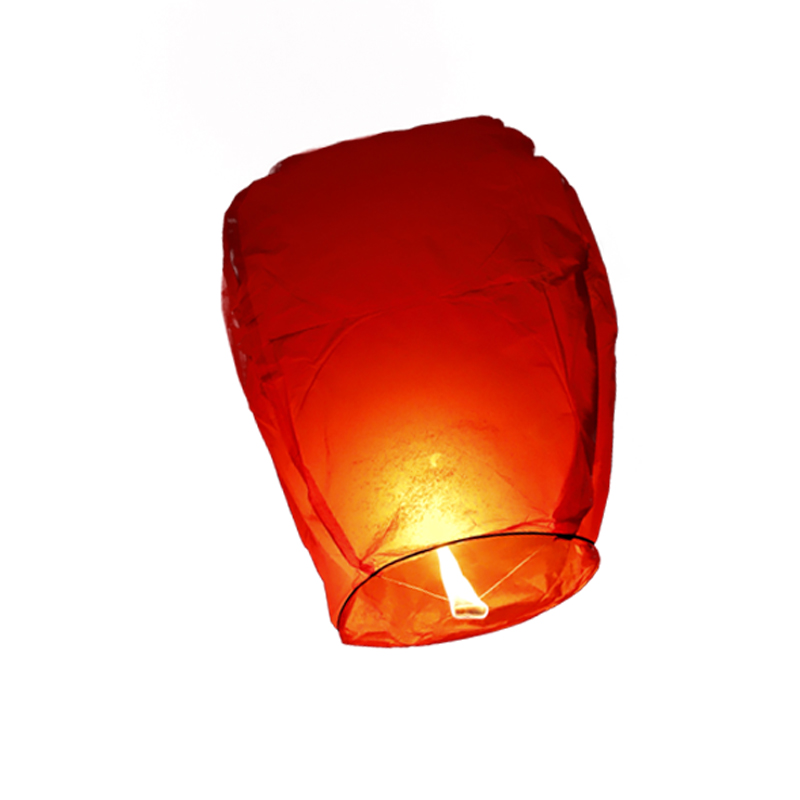 5 Red Without Pictures (1 Wish Pen)Kongming latern Large Wishing lamp 10 individual 50 individual One pack pray for auspiciousness Sky lamp lamp originality romantic love Safety type free shipping