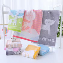 Baby cotton saliva towel childrens wash towel water does not lose hair baby products household towel baby small square towel