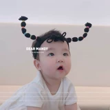 Детская повязка на голову, парик с косичкой для принцессы для раннего возраста, аксессуар для волос для девочек