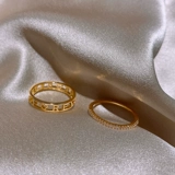 Tide, комплект, модное кольцо, на указательный палец, популярно в интернете, простой и элегантный дизайн