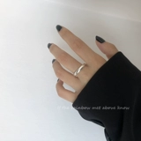 Tide, глянцевое кольцо, небольшой дизайнерский модный комплект, японские и корейские, простой и элегантный дизайн