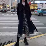 Осенняя ретро длинная юбка, дизайнерское платье-комбинация, коллекция 2021, по фигуре, подходит для подростков