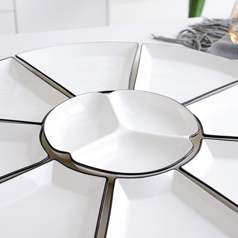 Small platter 0 reunion the seafood platter creative ceramic tableware suit dinner party combined Small web celebrity
