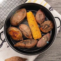 Household convenient barbecue plate Open flame gas baked sweet potato pot Gas artifact barbecue pot Convenient potato baked sweet potato