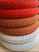 Childrens bicycle color tire 12 14 16 inch × 2 125 color tire Red Yellow Blue Green balance tire