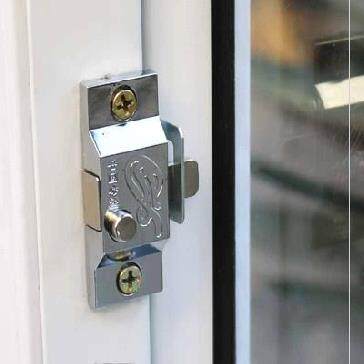 Dormitory solid window lock anti-theft plastic steel anti-lock buckle home door bolt latch window door plastic steel door sliding window