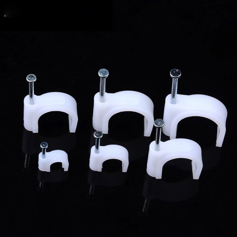 Network cable routing wall wire nail holder snap clip clip clip sub line route clip wall cable storage artifact