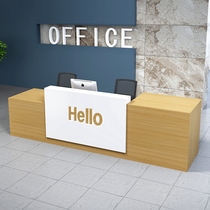 Modern and simple Company front desk Reception desk Fashion cashier Welcome desk Clothing store cashier Commercial counter