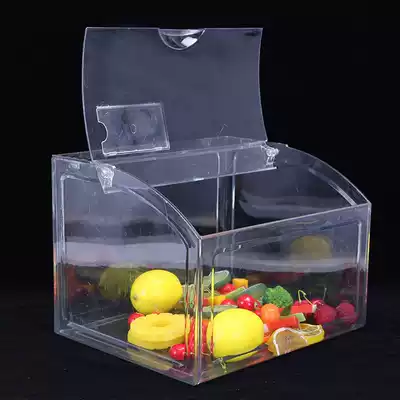 Selling melon seeds supermarket bulk goods with plastic box spread name melon seed box food shelf display box dried fruit biscuit flip cover