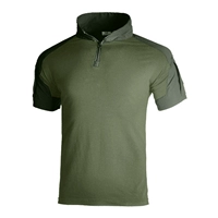 Зеленый единственный топ с короткими рукавами