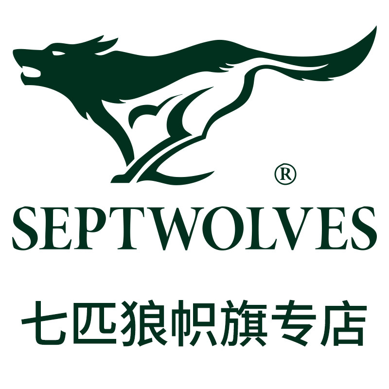 七匹狼帜旗专店的LOGO