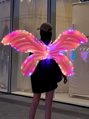 Надувной мигающий дорожный воздушный шар с бабочкой, популярно в интернете, оптовые продажи