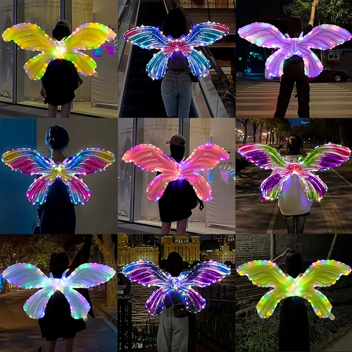 Надувной мигающий дорожный воздушный шар с бабочкой, популярно в интернете, оптовые продажи