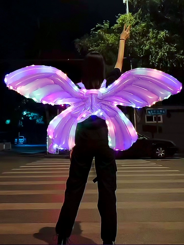 Надувной мигающий дорожный воздушный шар с бабочкой, популярно в интернете, оптовые продажи