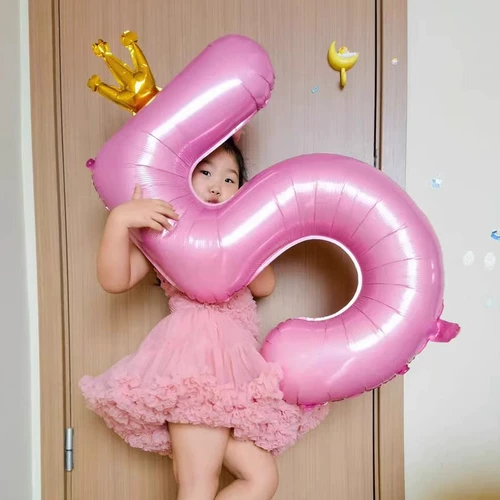 Большой цифровой воздушный шар, детское вечернее платье для мальчиков и девочек