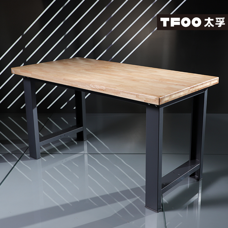 Tafu Pure Wood Table Clean Plate Plate thickens industrial grade log panel workbench Table