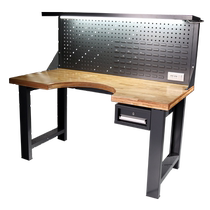 Taifu semi-circular concave repair table solid wood multi-functional arc-shaped work table carving jewelry and gold polishing table