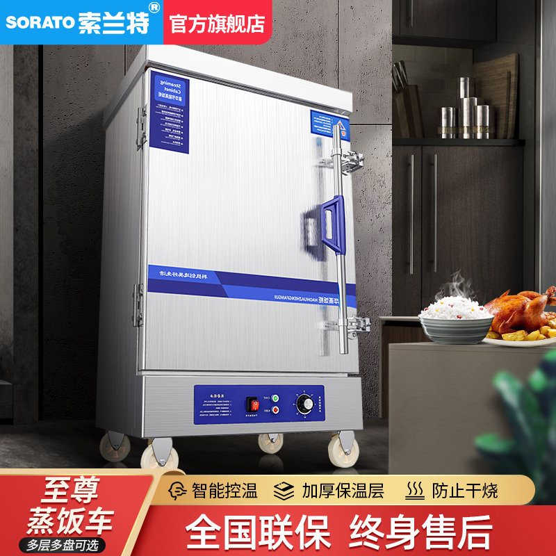 Steamed Rice Cabinet Commercial Steamed Rice Caravan Electric Steam Box Steamed Vegetable Machine Steamed Buns Dumplings Machine Steam Oven Fully Automatic Gas-Taobao