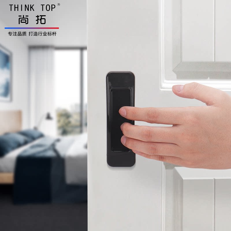 Glass door sliding door handle free punching strong adhesive type door and window cabinet door drawer sliding door handle free nail sticking