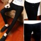 Xuân / Hè Black Stretch quần jean nam Tight ít quần Slim Slim dài quần jean nam.